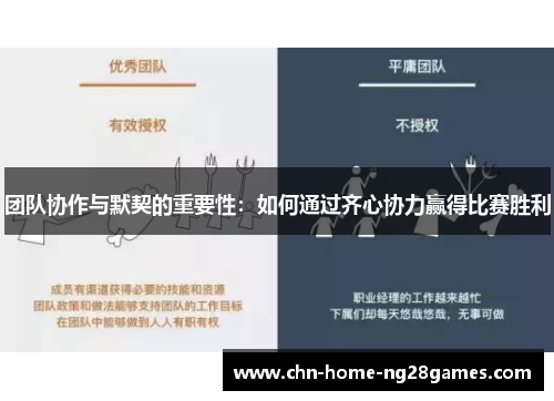 团队协作与默契的重要性：如何通过齐心协力赢得比赛胜利