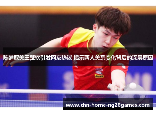 陈梦取关王楚钦引发网友热议 揭示两人关系变化背后的深层原因 陈梦取关王楚钦引发网友热议 揭示两人关系变化背后的深层原因